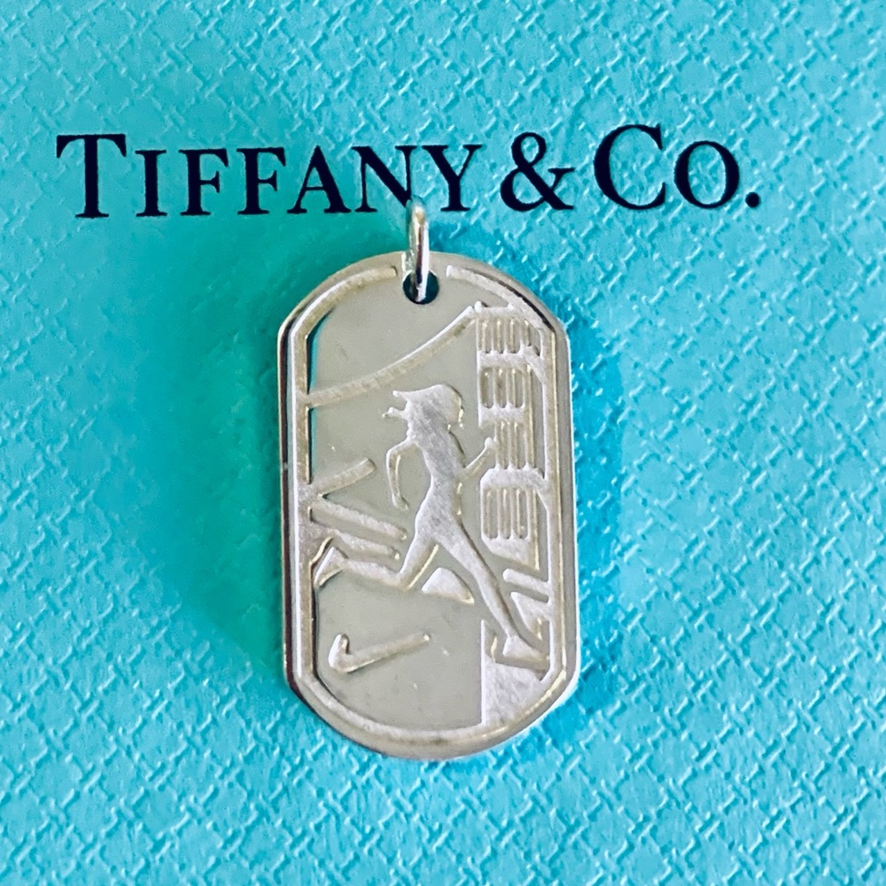 Tiffany & Co. Silver Nike Runners Marathon Pendant